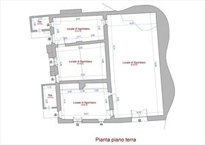 Villa Cipollini : planimetry