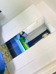 Villa Nike : спальня с двумя кроватями