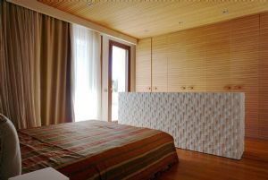 Appartamento Slim : спальня с двуспальной кроватью