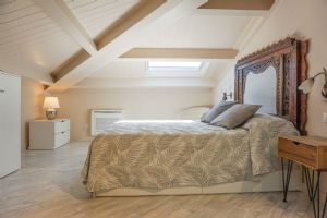 Trilocale Gioiellino : спальня с двуспальной кроватью