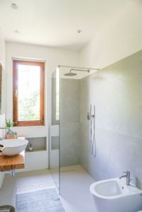 Villa Shanti : Bathroom with shower