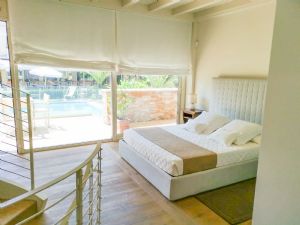 Dependance Romantica : спальня с двуспальной кроватью