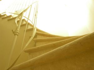 Villa Twiga : мраморная лестница 
