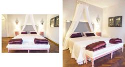 Villa Olga : спальня с двуспальной кроватью