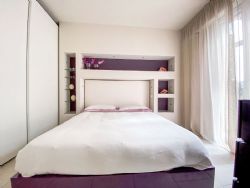 Appartamento Fashion : спальня с двуспальной кроватью