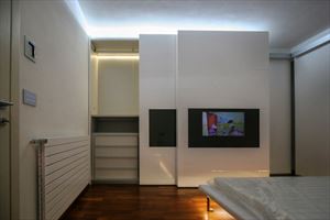 Villa Cristallo Lido : спальня с двуспальной кроватью