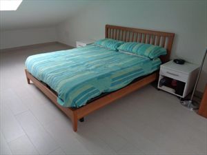 Villa Matilde : спальня с двуспальной кроватью