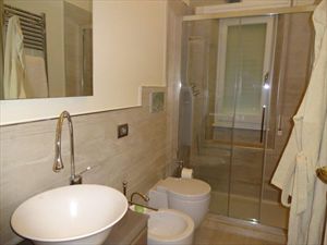Villa degli Angeli : Ванная комната с душем