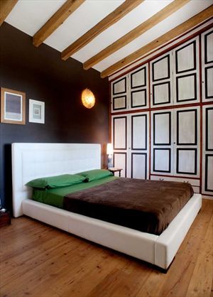 Villa Panorama : спальня с двуспальной кроватью